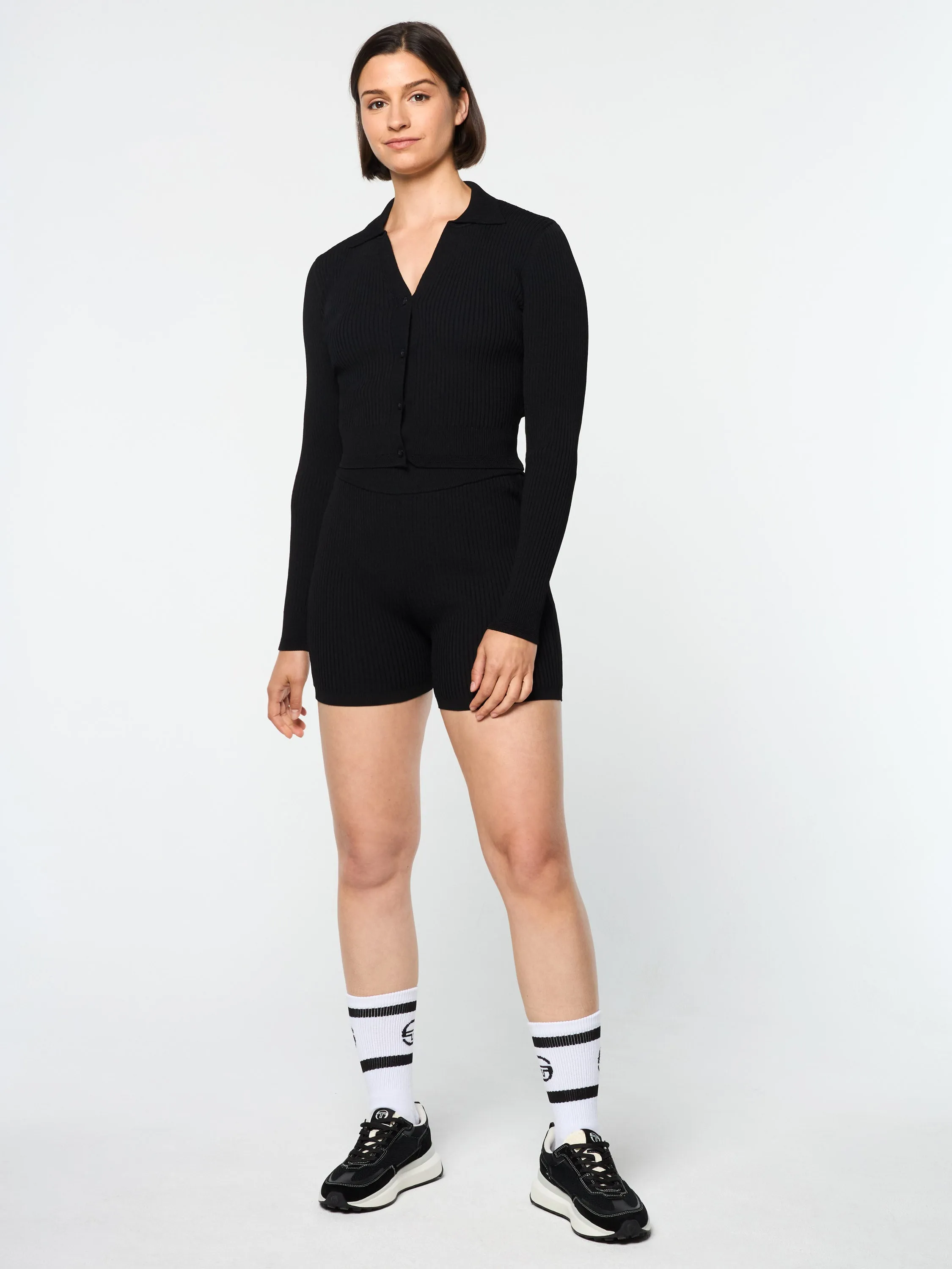 Magreta Rib Cardigan- Black Beauty sold by Sergio Tacchini product image thumbnail 2