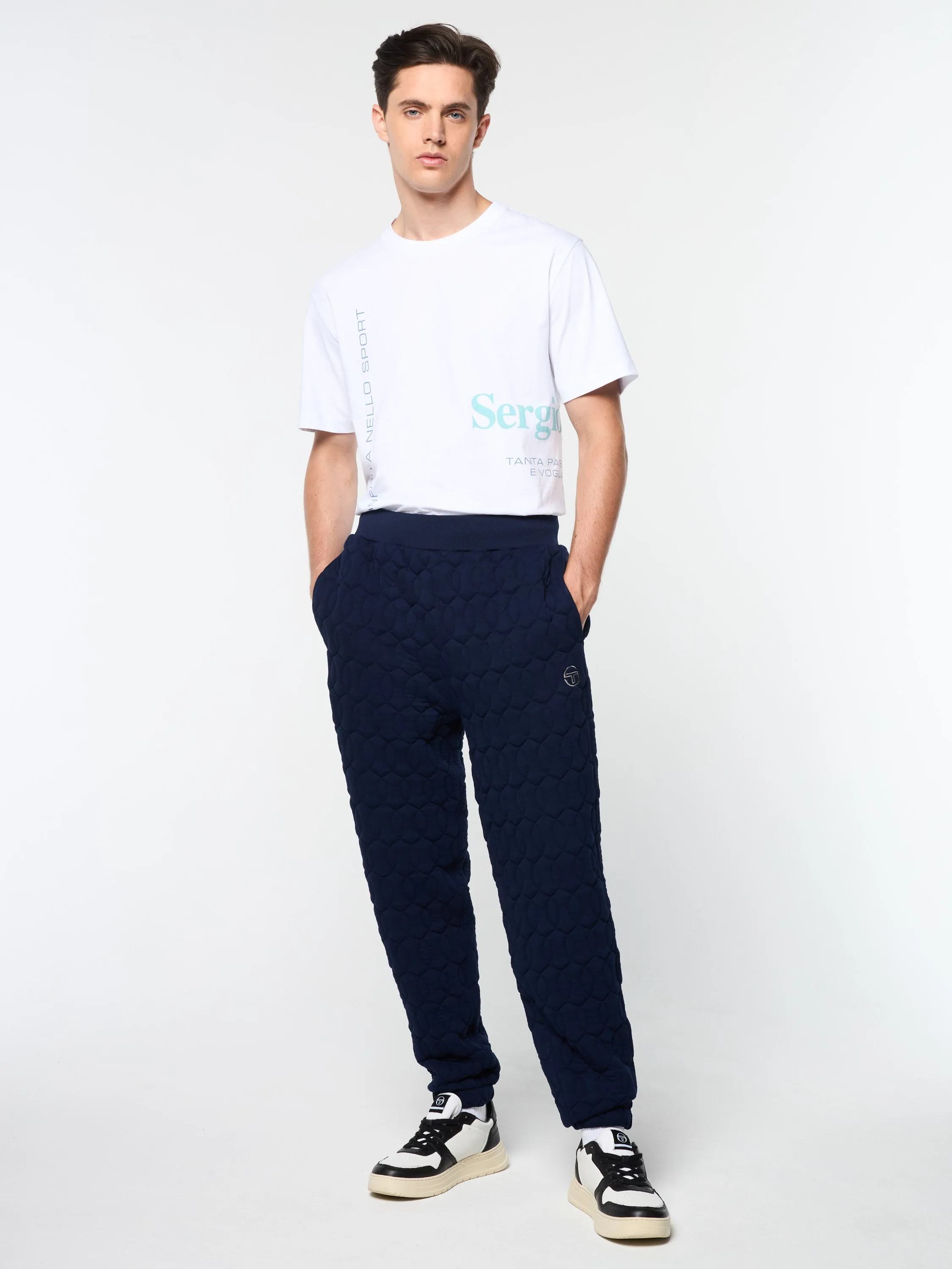 Aversa Quilted Sweatpant- Maritime Blue sold by Sergio Tacchini product image thumbnail 2