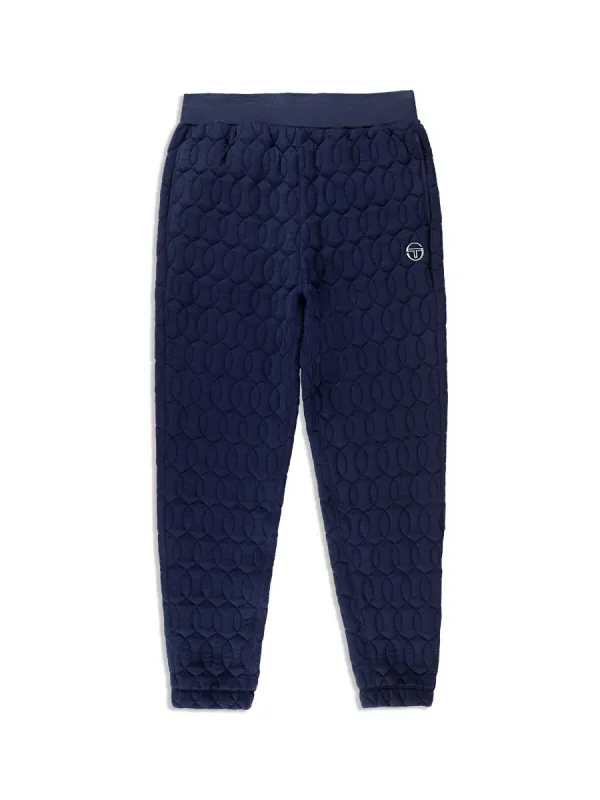 Aversa Quilted Sweatpant- Maritime Blue sold by Sergio Tacchini