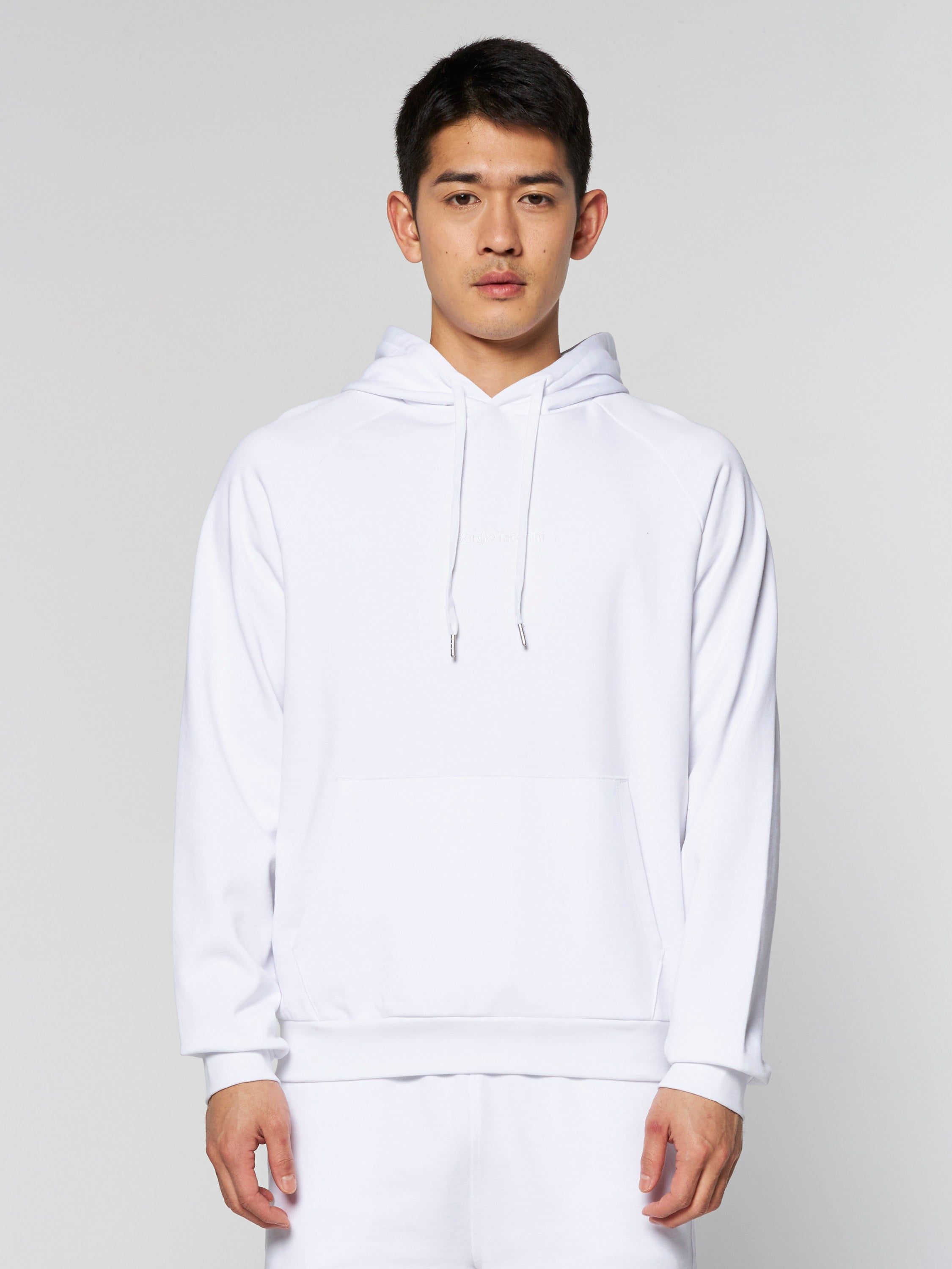 Fine Hoodie- White sold by Sergio Tacchini