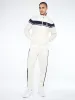 Damarindo Track Jacket-Butter Cream / Maritime Blue sold by Sergio Tacchini