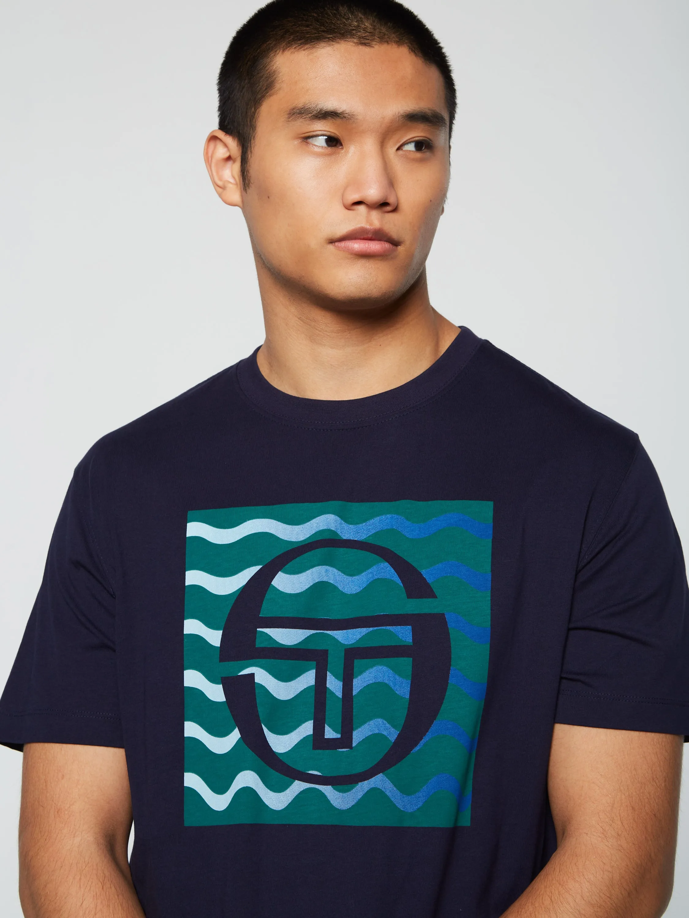 Veloce T-Shirt- Maritime Blue sold by Sergio Tacchini product image thumbnail 5