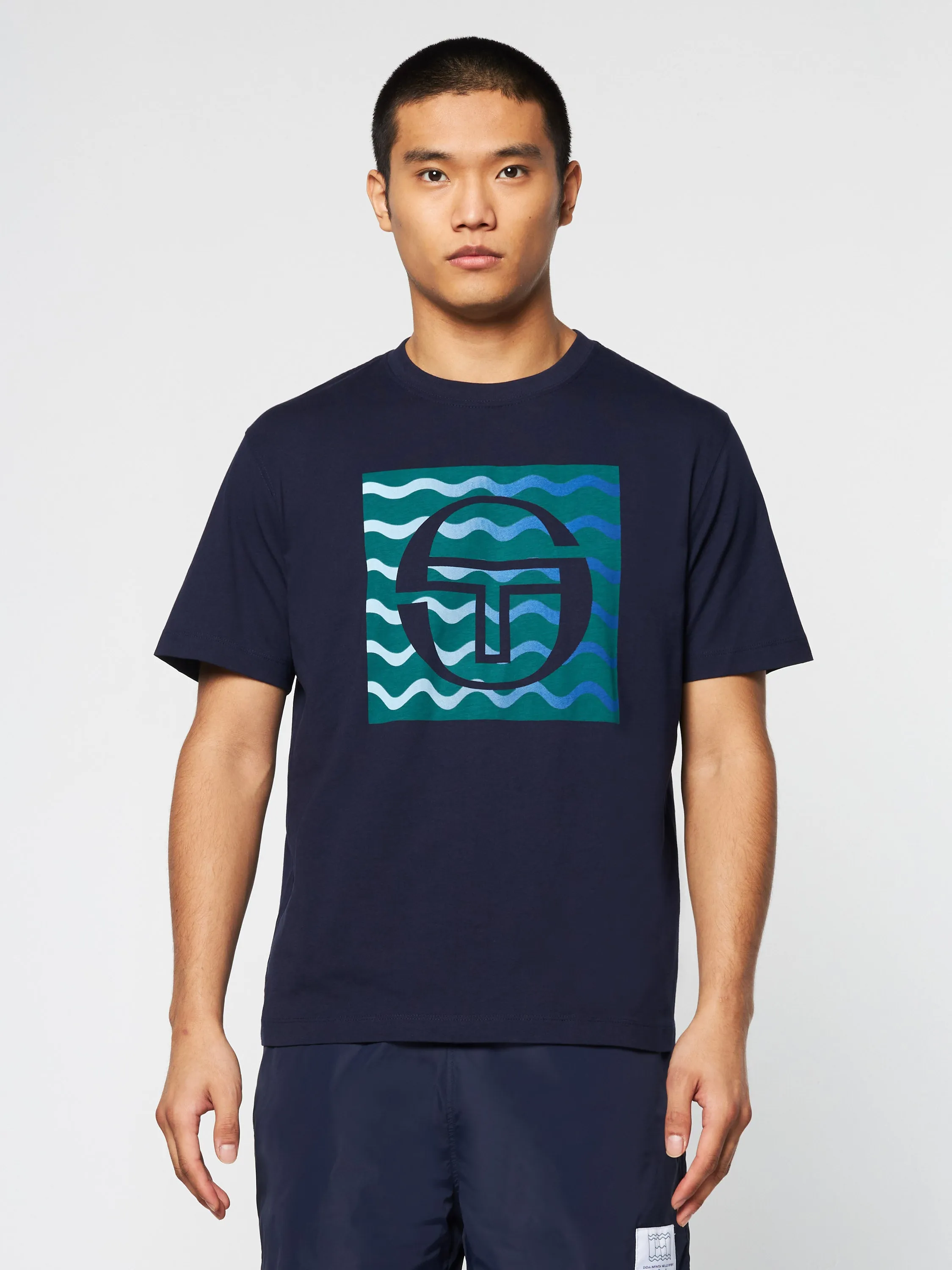 Veloce T-Shirt- Maritime Blue sold by Sergio Tacchini product image thumbnail 2