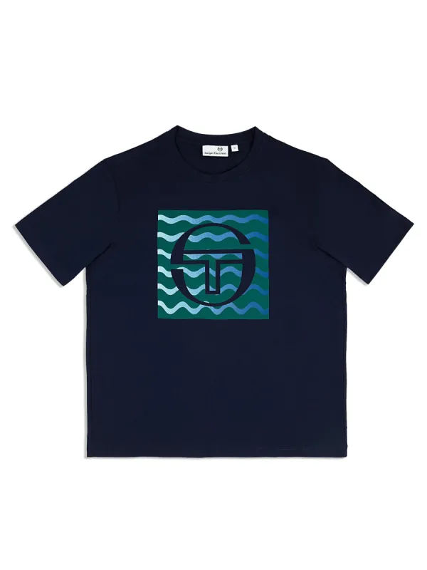 Veloce T-Shirt- Maritime Blue sold by Sergio Tacchini