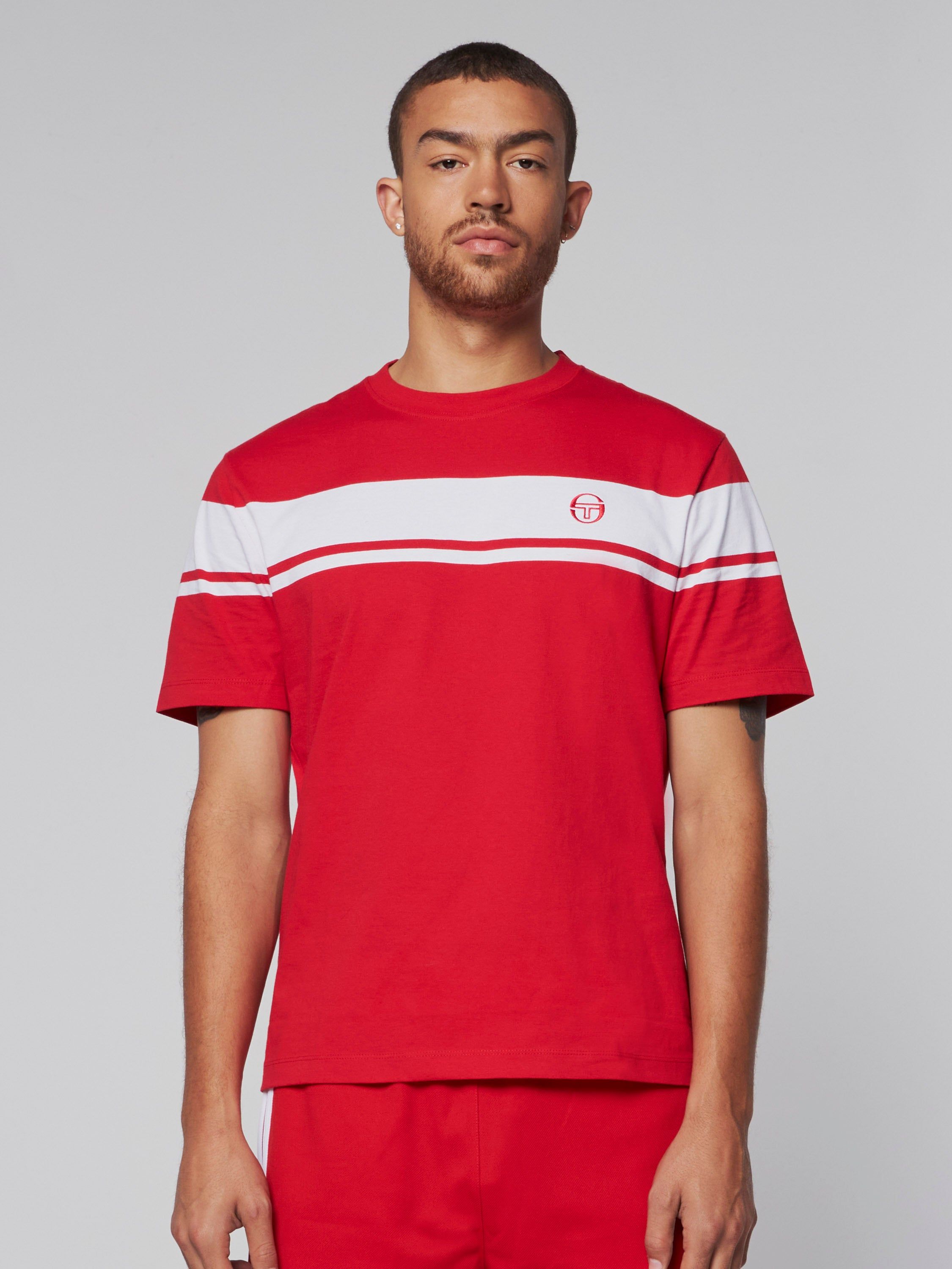 Damarindo T-Shirt- Adrenaline Rush/ White sold by Sergio Tacchini