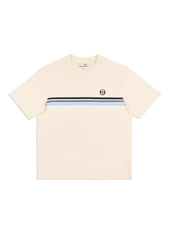 New Melfi T-Shirt- Pearl/ Ivory sold by Sergio Tacchini