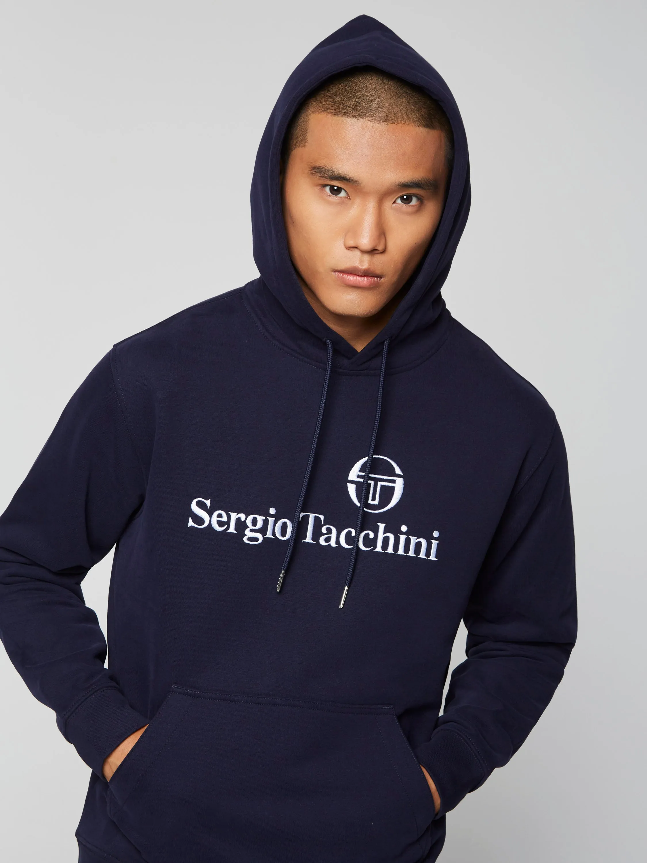 Heritage Hoodie- Maritime Blue sold by Sergio Tacchini product image thumbnail 3