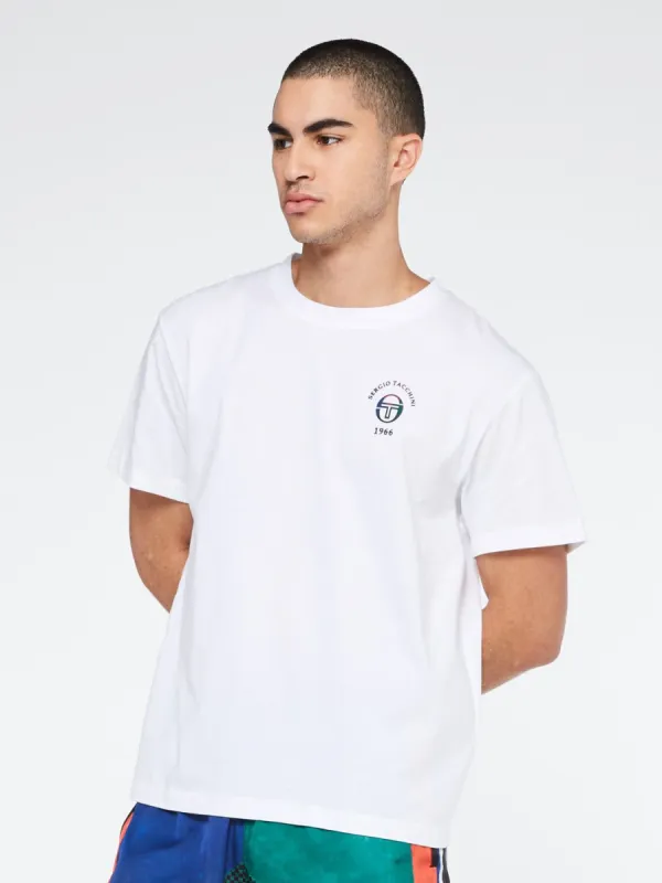 Monte Carlo T-Shirt-White Multi sold by Sergio Tacchini