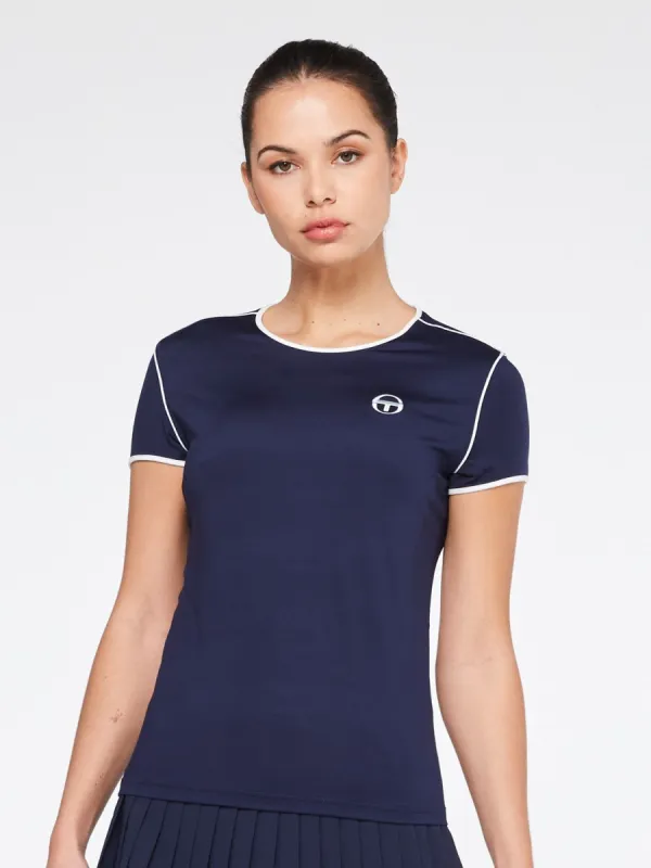 Women's TCP T-Shirt- Maritime Blue sold by Sergio Tacchini