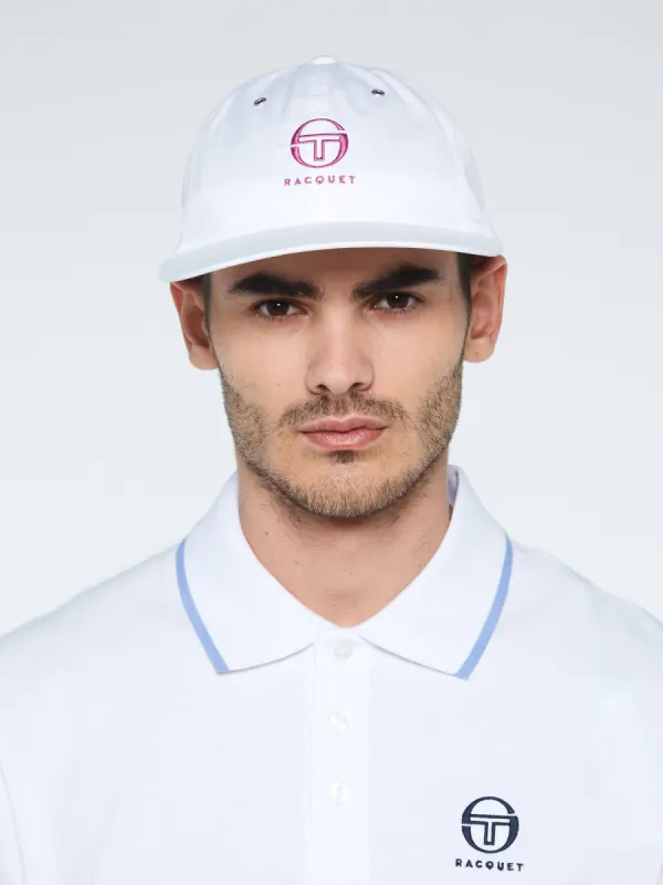 ST x Racquet Tennis Hat-White sold by Sergio Tacchini