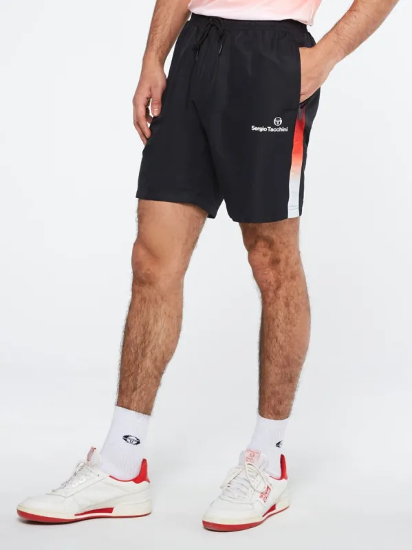Sfumata Shorts-Black/Orange made by Sergio Tacchini