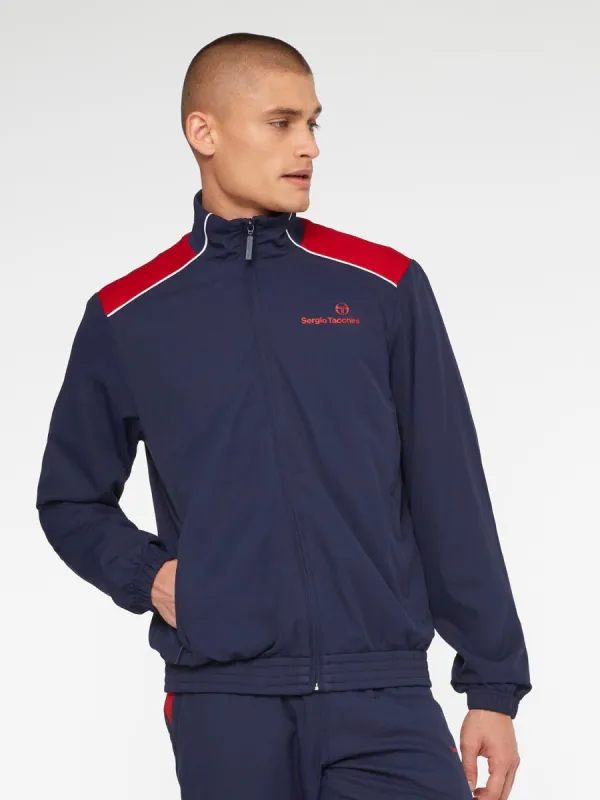 Tecla Track Jacket-Navy/Red sold by Sergio Tacchini