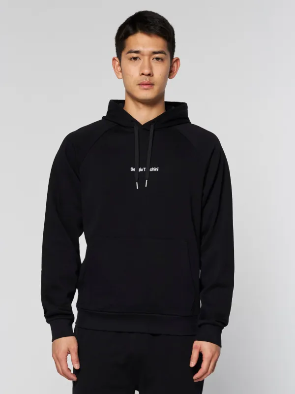 Fine Hoodie- Black/ White sold by Sergio Tacchini