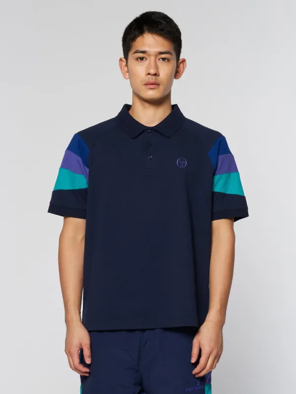 Macao Polo- Maritime Blue sold by Sergio Tacchini
