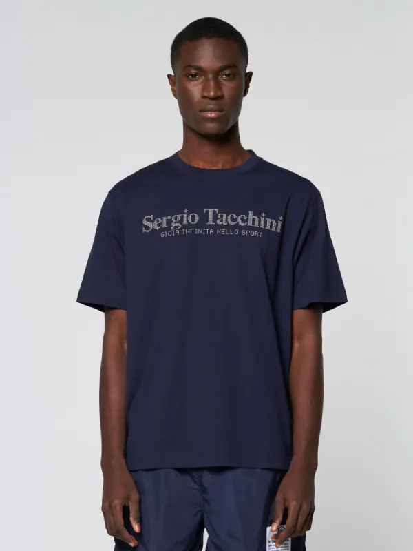 Tabellone T-Shirt- Maritime Blue sold by Sergio Tacchini