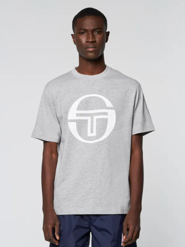 Smesh T-Shirt- Heather Grey sold by Sergio Tacchini