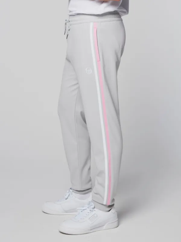 Damarindo Track Pant- Quiet Grey/ Begonia sold by Sergio Tacchini