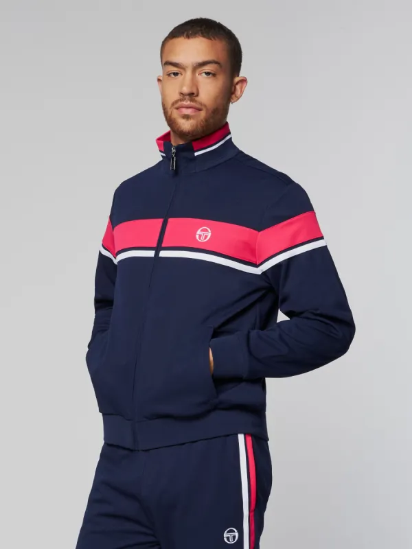 Damarindo Track Jacket-Maritime Blue/ Rasberry sold by Sergio Tacchini