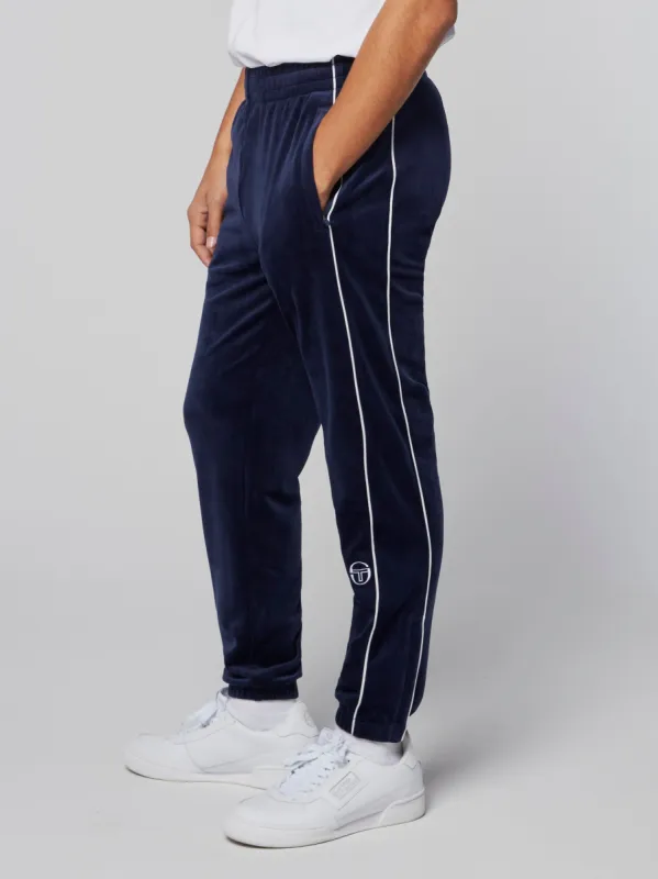 Sovana Velour Track Pant- Maritime Blue sold by Sergio Tacchini