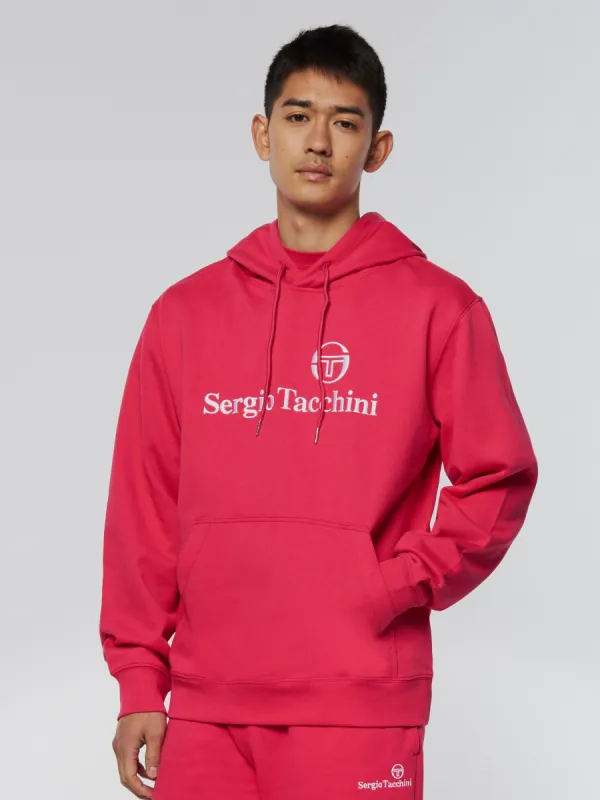 Heritage Logo Hoodie- Razzberry sold by Sergio Tacchini