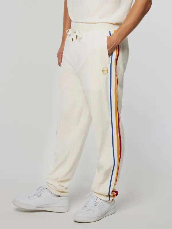 Goran Velour Track Pant Archivio- Gardenia sold by Sergio Tacchini