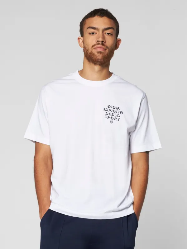 Gioia T-Shirt- White/ White sold by Sergio Tacchini