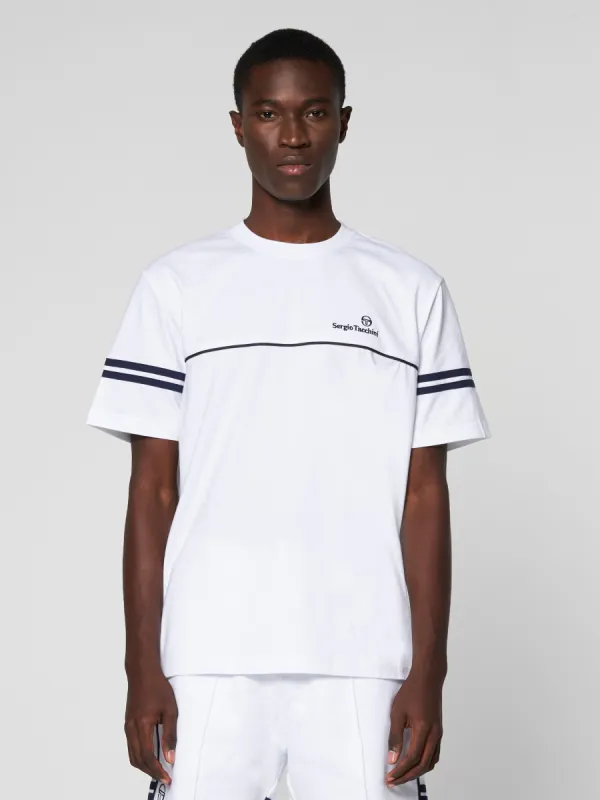 Orion T-Shirt- White/ White sold by Sergio Tacchini