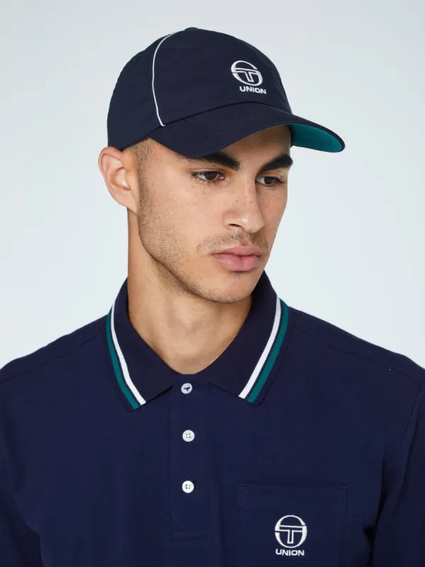 ST x Union Vista Cap-Maritime Blue made by Sergio Tacchini