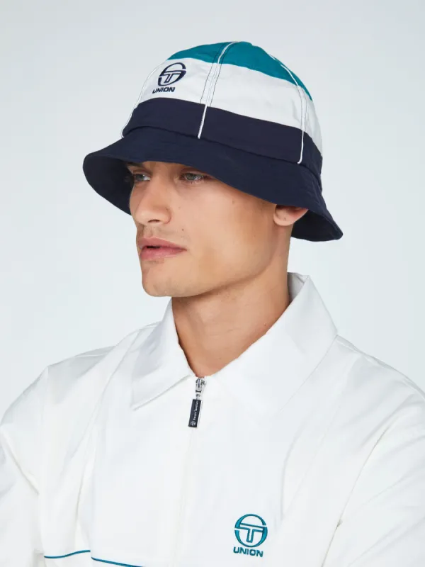 ST x Union Vista Bucket Hat- Maritime Blue sold by Sergio Tacchini