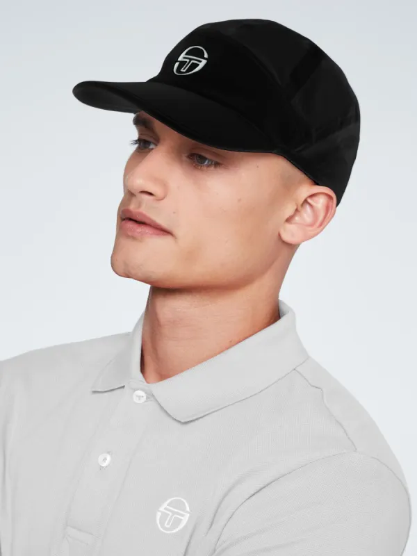 Tennis Hat-Black sold by Sergio Tacchini