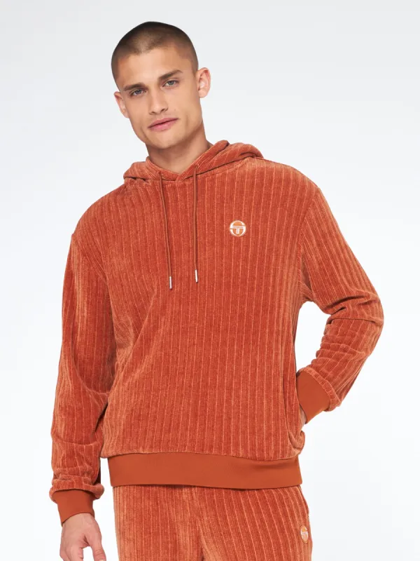 Chenille Hoodie-Bombay Brown/Brown sold by Sergio Tacchini