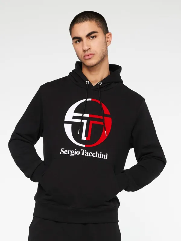 New Iberis Hoodie-Black sold by Sergio Tacchini