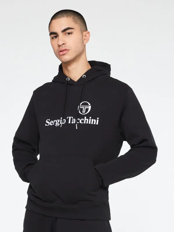 Heritage Logo Hoodie-Black sold by Sergio Tacchini