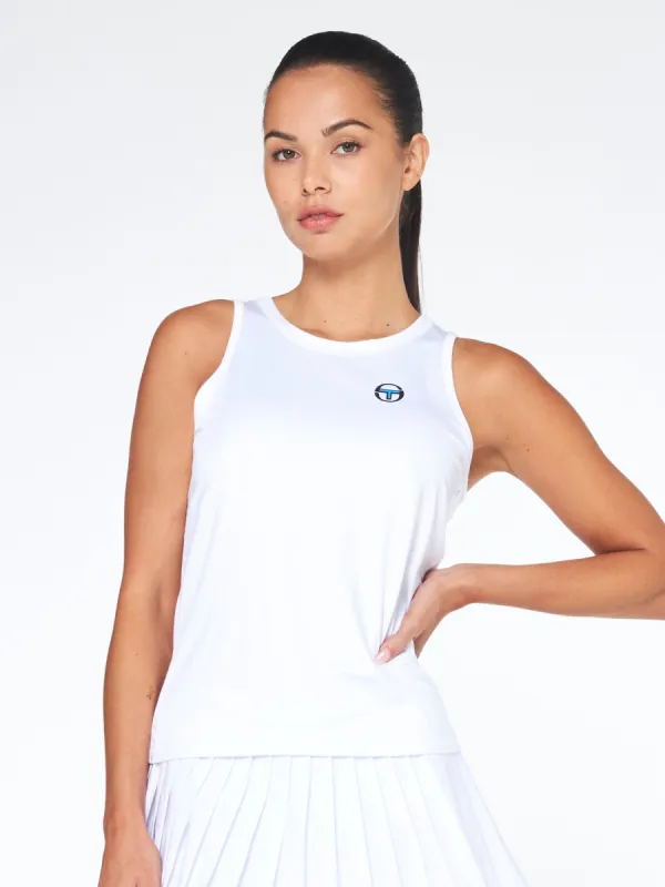 Women's TCP Tank Top-White sold by Sergio Tacchini