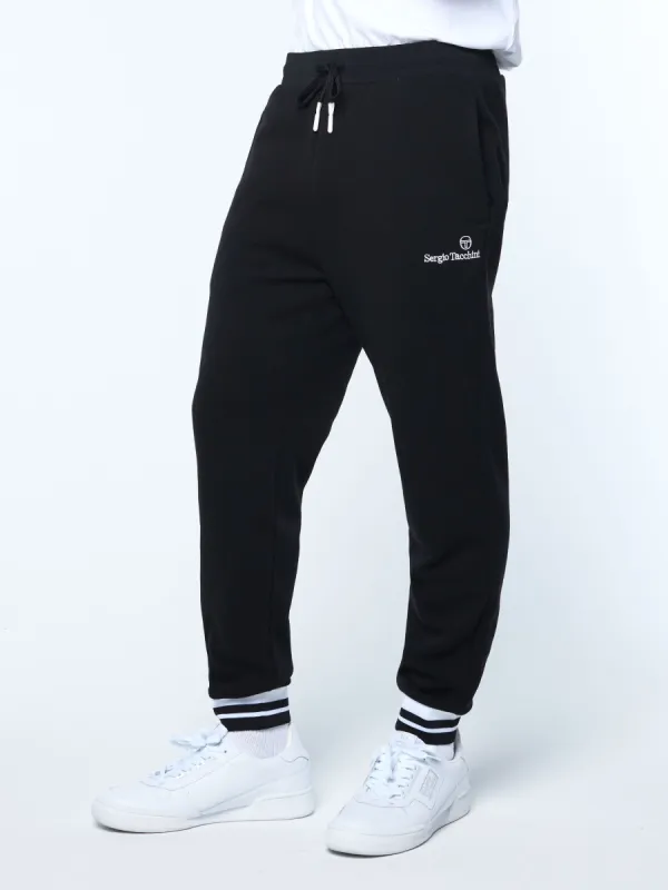Retro Tennis Warm-Up Pant-Black sold by Sergio Tacchini