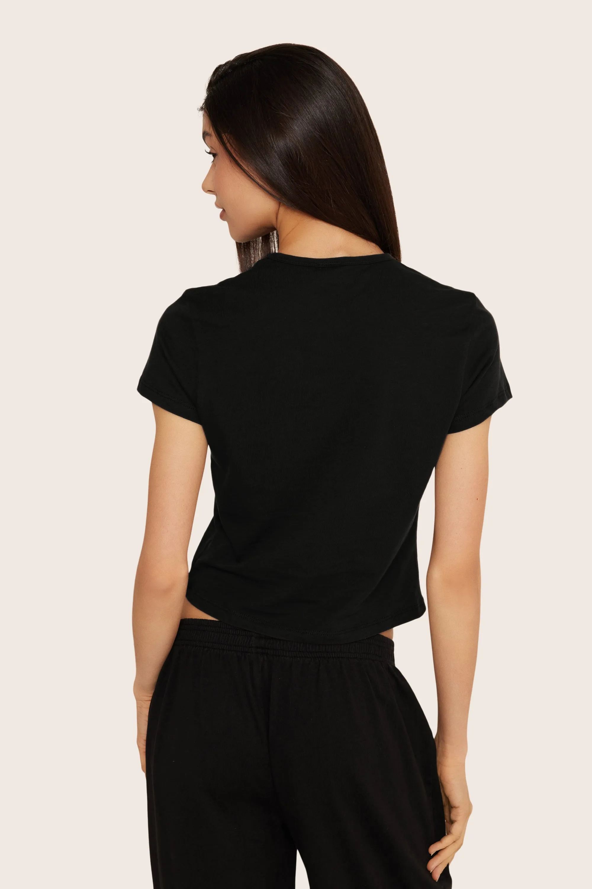 CLASSIC COTTON DAILY TEE - ONYX sold by SETactive product image thumbnail 2