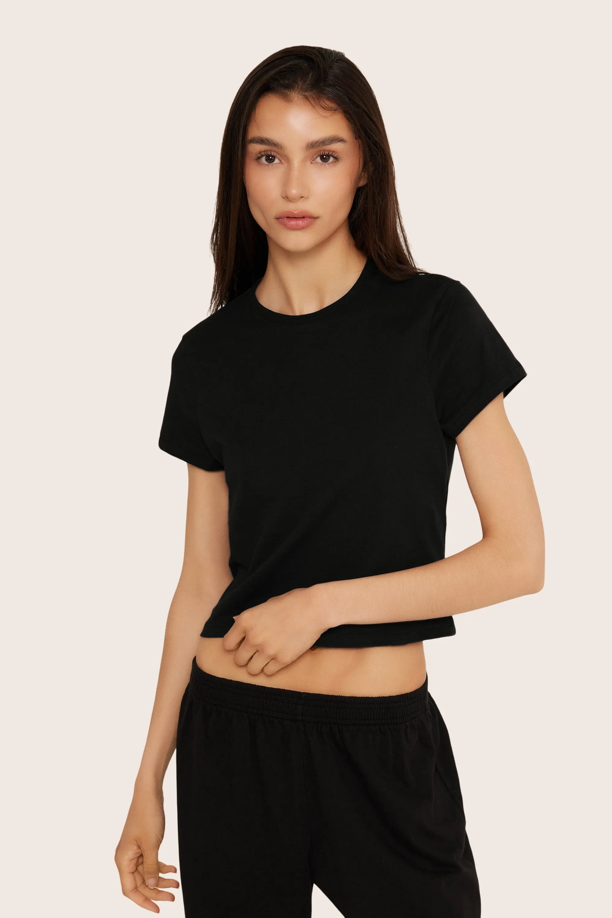 CLASSIC COTTON DAILY TEE - ONYX sold by SETactive product image thumbnail 3