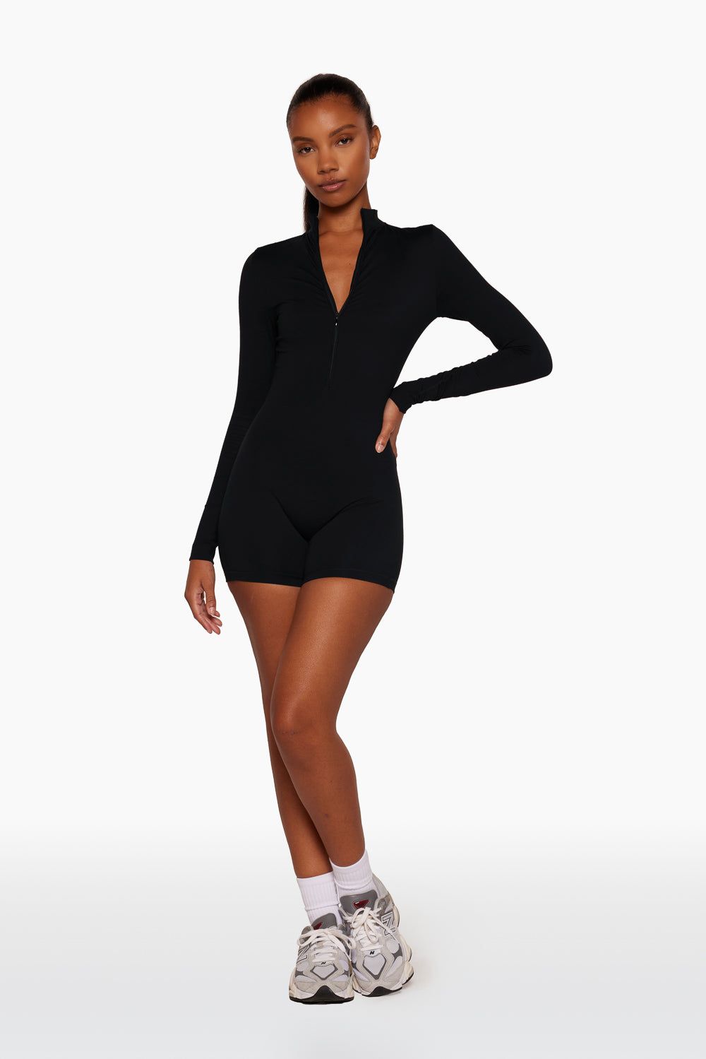 LUXFORM® LONG SLEEVE ZIP SHORTYSUIT - ONYX sold by SETactive