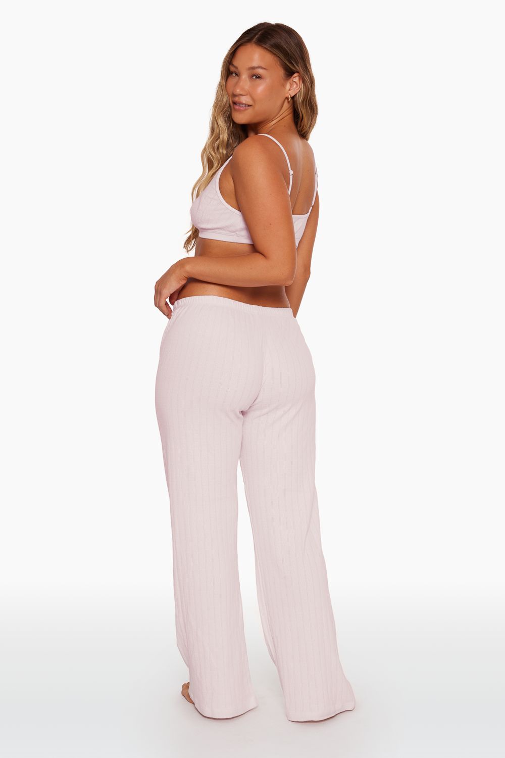 POINTELLE BUTTON PANTS - BLOSSOM sold by SETactive product image thumbnail 5