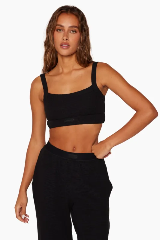 LOUNGE SCOOP BRA - ONYX sold by SETactive