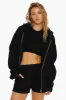OVERSIZED ZIP HOODIE - ONYX sold by SETactive