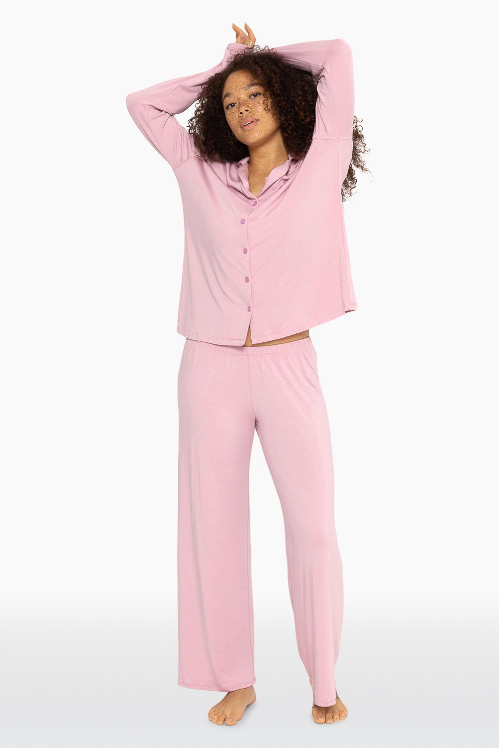 SLEEP JERSEY CLASSIC SLEEP PANTS - PEONY sold by SETactive product image thumbnail 4