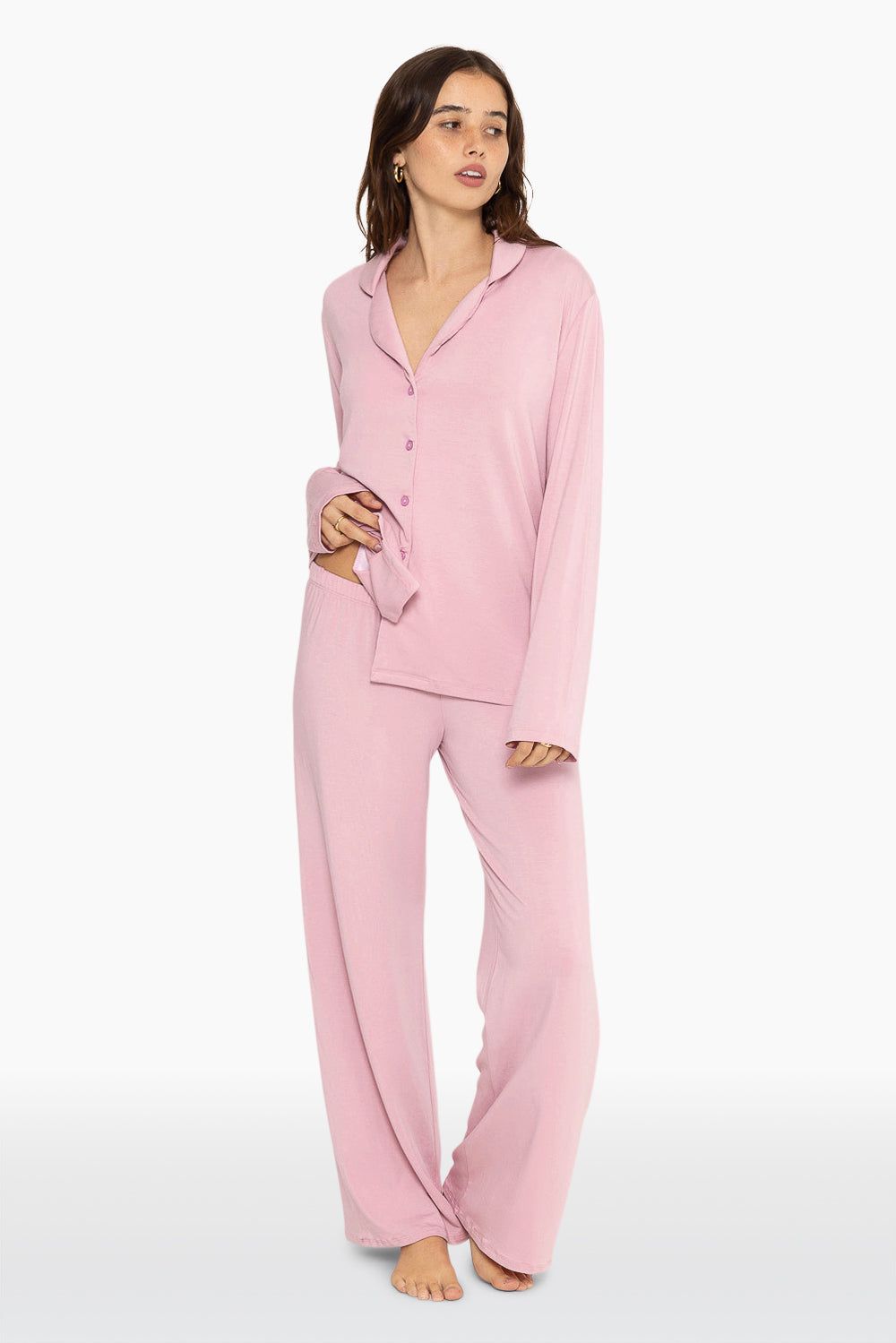 SLEEP JERSEY CLASSIC SLEEP PANTS - PEONY sold by SETactive product image thumbnail 2