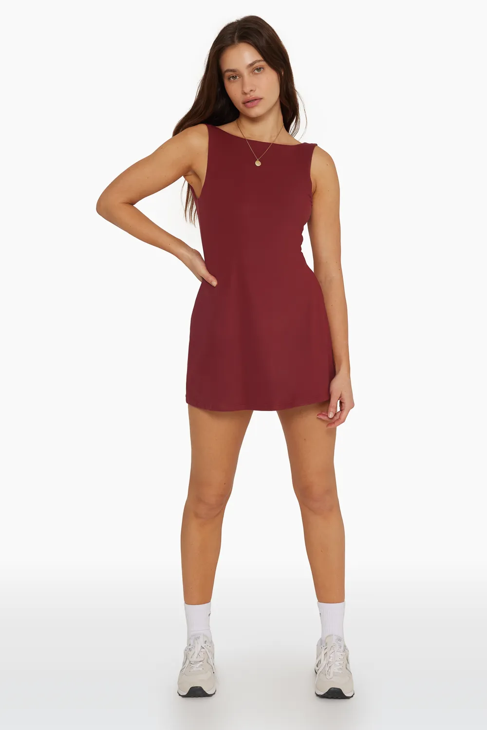 SPORTBODY® LOW BACK DRESS - SCARLET sold by SETactive product image thumbnail 4