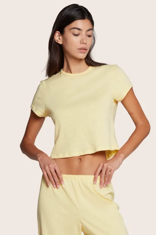 CLASSIC COTTON DAILY LINNY TEE - LEMONADE sold by SETactive