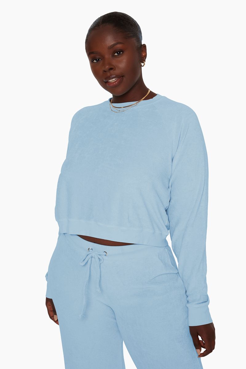 TERRY CROPPED CREWNECK - DREAM sold by SETactive product image thumbnail 4