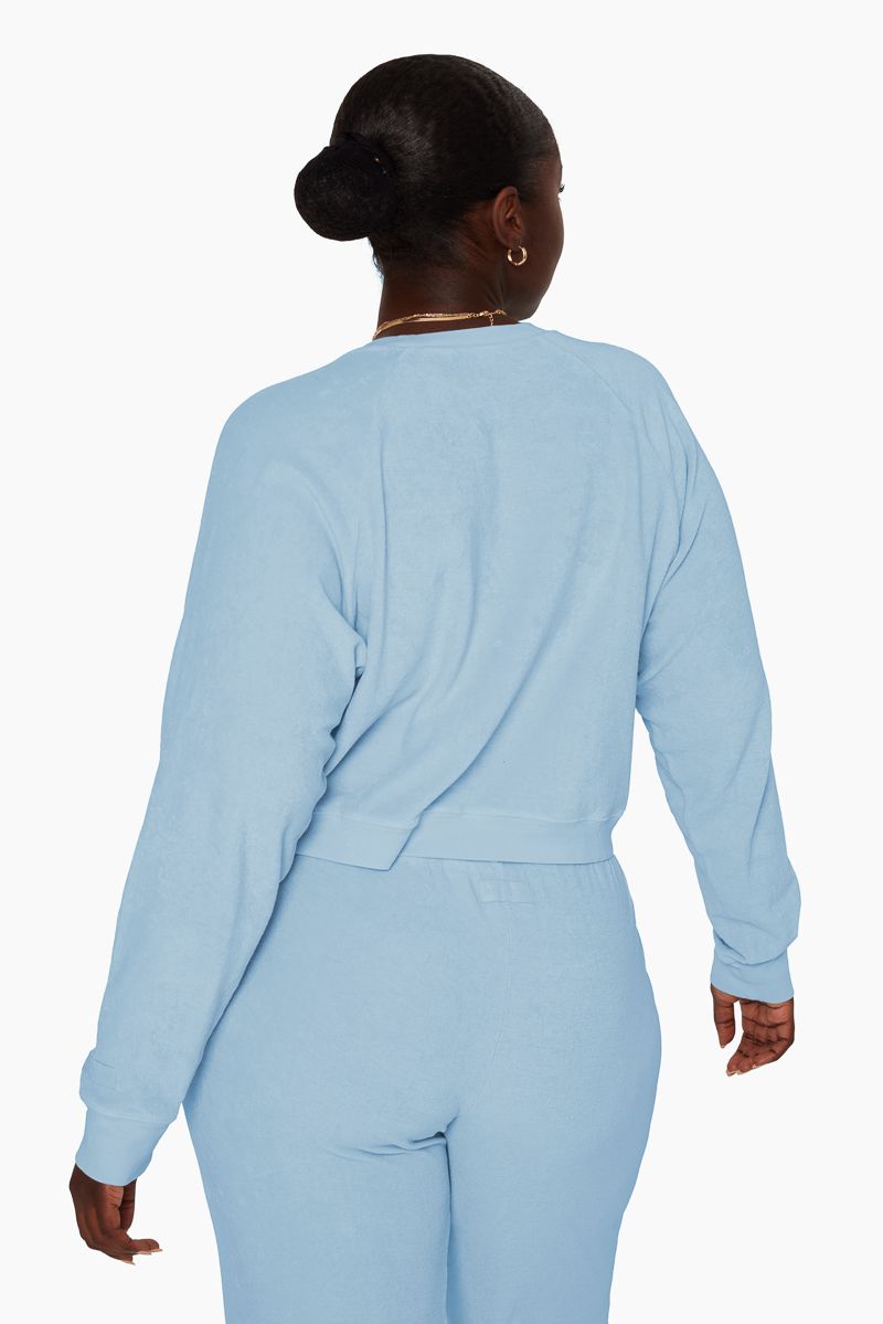 TERRY CROPPED CREWNECK - DREAM sold by SETactive product image thumbnail 5