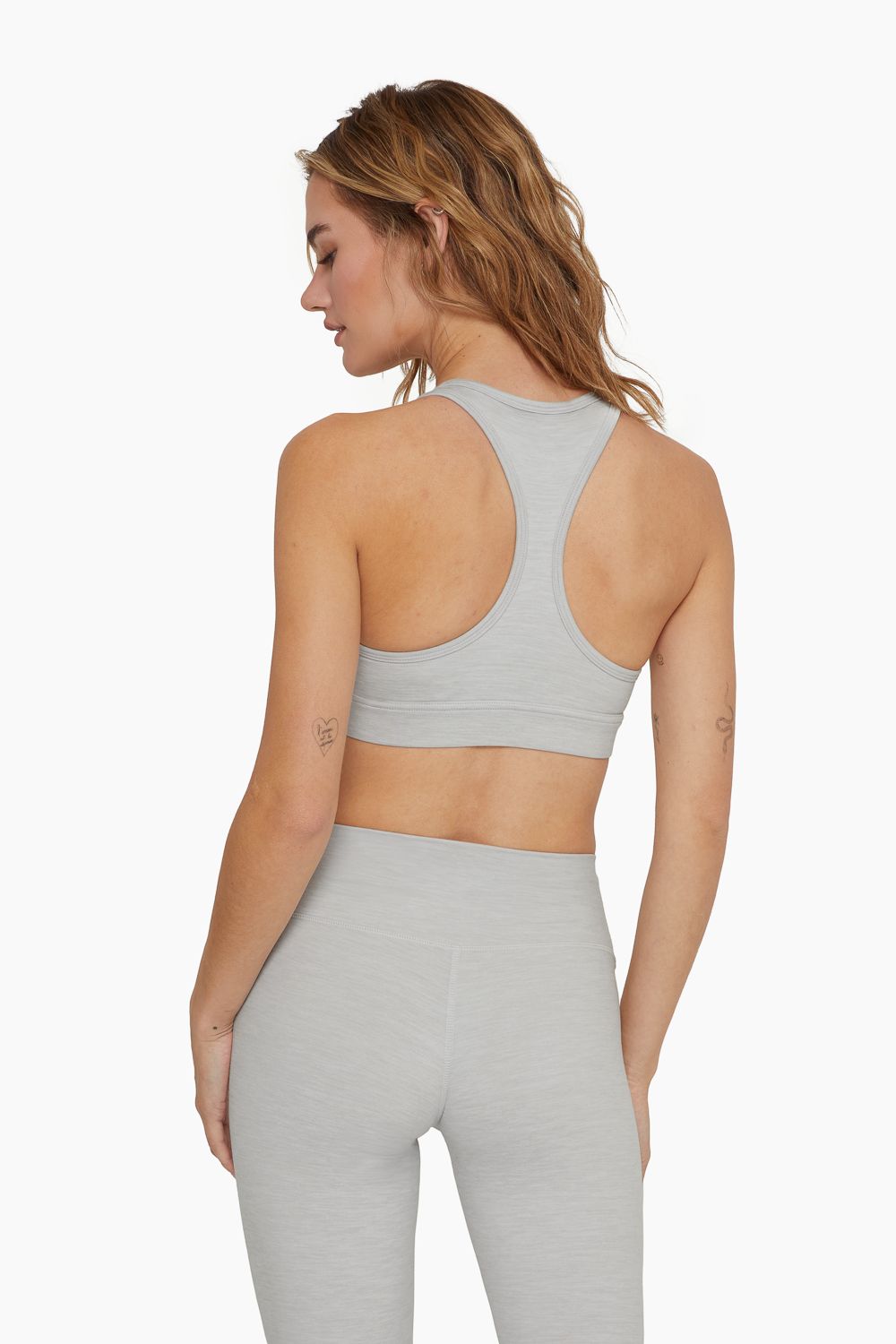 FORMCLOUD™ RACER BACK BRA - HEATHER GREY sold by SETactive product image thumbnail 2
