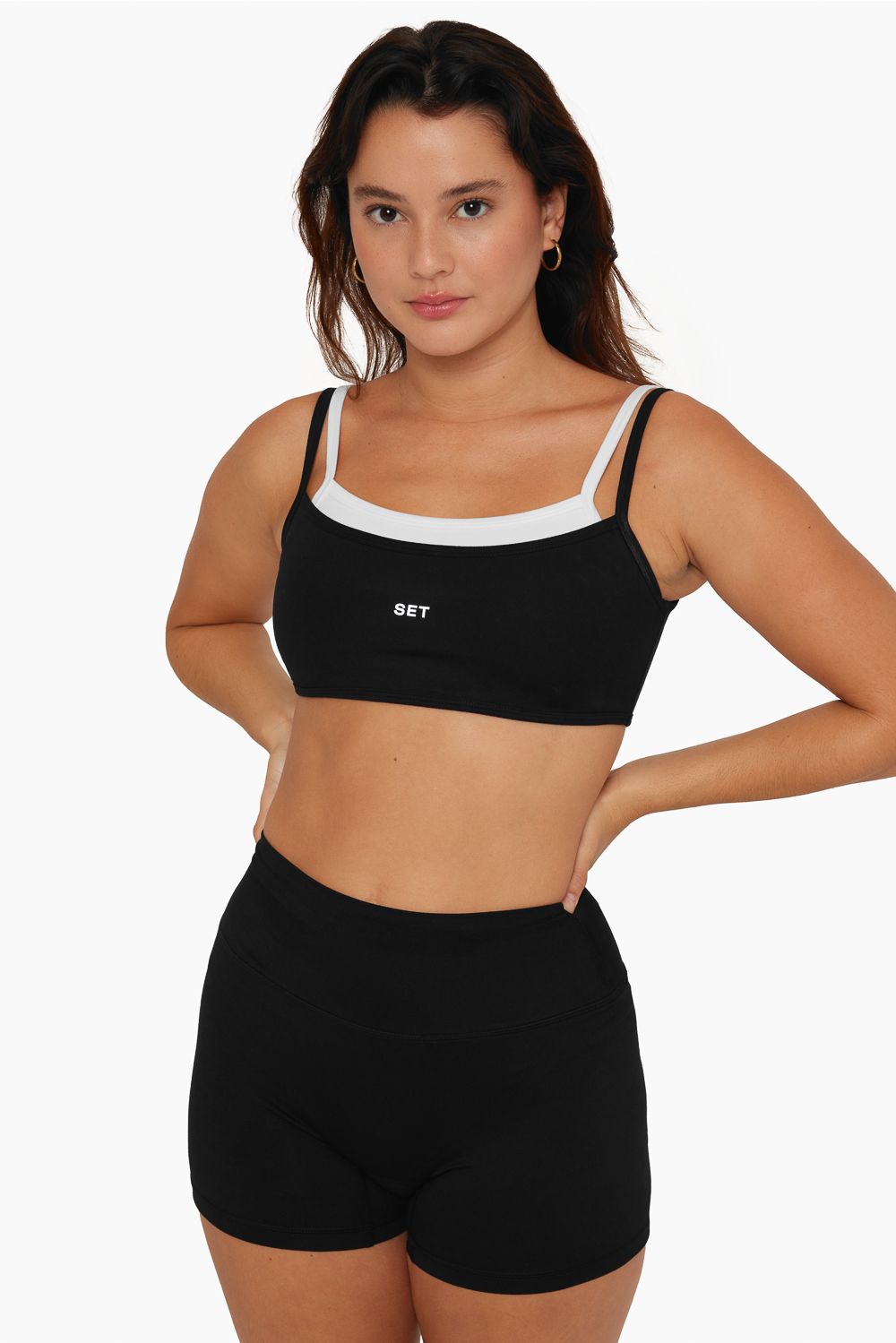 FORMCLOUD™ DOUBLE SCOOP BRA - ONYX sold by SETactive