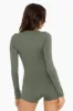 SLEEP JERSEY LONG SLEEVE SLEEP ROMPER - BASIL sold by SETactive